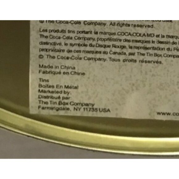 Coca Cola Tin Canister Tall Oval Vintage Container Retro Advertising Coke 11" - Picture 12 of 14